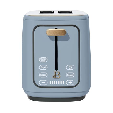 Beautiful 2 Slice Toaster with Touch-Activated Display, Cornflower Blue ...