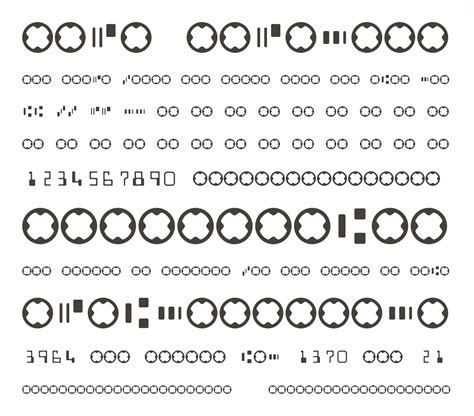 MICR Encoding font