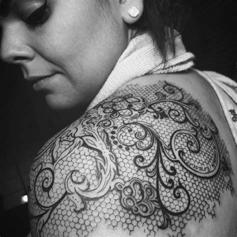 25 Amazing Lace Tattoo Designs