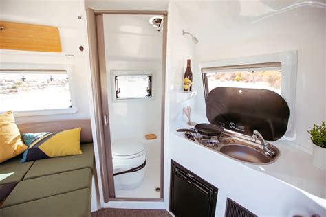 This Retro-Style Fiberglass Camper Has A Floor Plan You Can Move Around ...