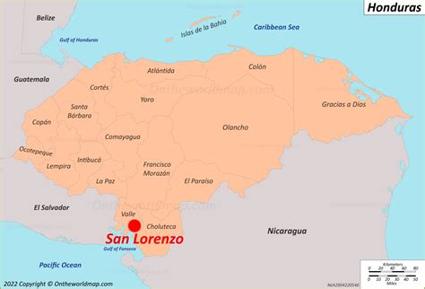 Mapa de San Lorenzo | Honduras | Mapas Detallados de San Lorenzo