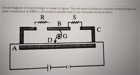 Circuit diagram of metre bridge is shown in figure. ... - Physics