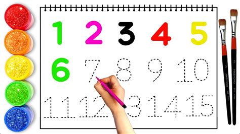 Learning numbers, one two three four, 123 counting, counting numbers for kids1 to 10, 1 to 20 ...