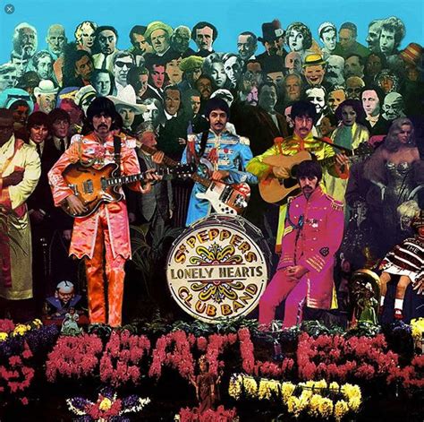 The Beatles Sgt Peppers Lonely Hearts Club Band Album Cover POSTER 24 X 24 Inches - Etsy