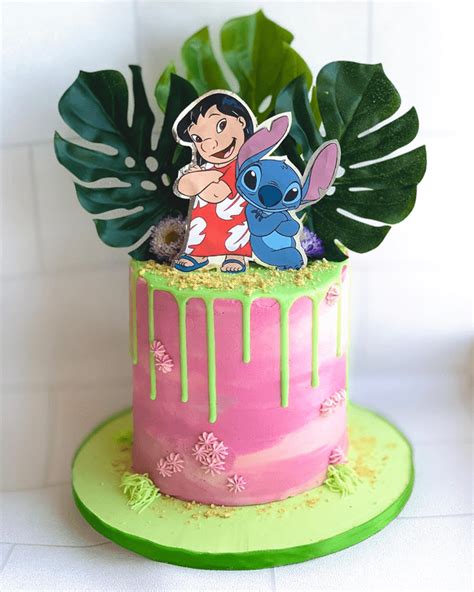 50 Most Beautiful looking Lilo and Stitch Cake Design that you can make or get it made on the ...