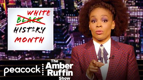 Why We Need a White History Month | The Amber Ruffin Show - YouTube