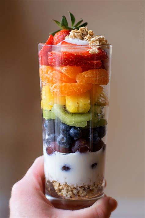 Rainbow Fruit & Yogurt Parfaits - Life Made Simple