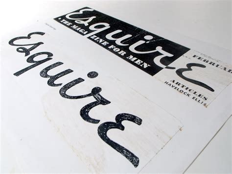 Esquire Logo Process - Jim Parkinson | FontShop | Flickr