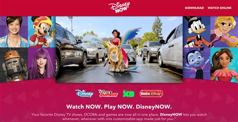 Disney TV Apps Become DisneyNOW