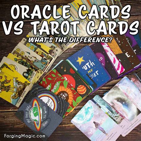 Oracle Cards vs Tarot Cards - What's the Difference?