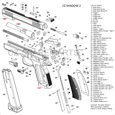 Cz 75 Parts Diagram