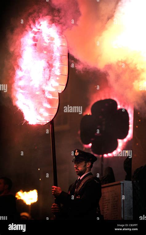 Lewes bonfire night celebrations Stock Photo - Alamy