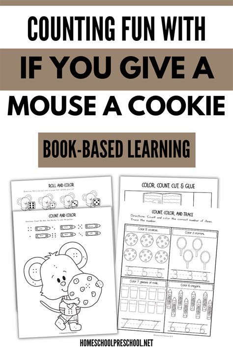 Printable If You Give a Mouse a Cookie Counting Activities