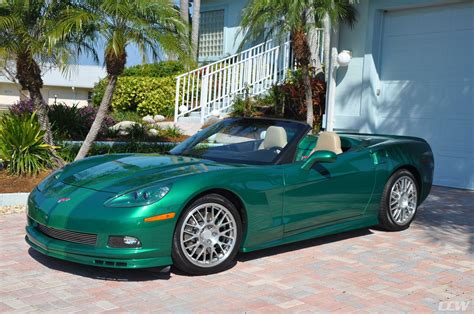 Metallic Green Chevrolet C5 Corvette Convertible - CCW C2K Wheels