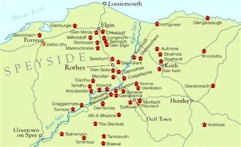 Speyside Map | Whisk(e)y | Pinterest