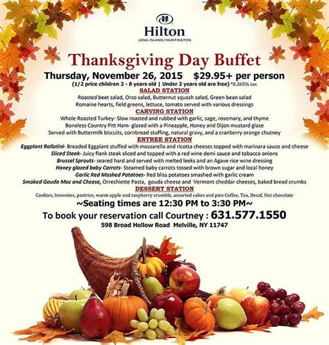 Thanksgiving Day Buffet