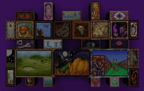 Terraria Paintings Mod (1.19, 1.18.2) - Mc-Mod.Net