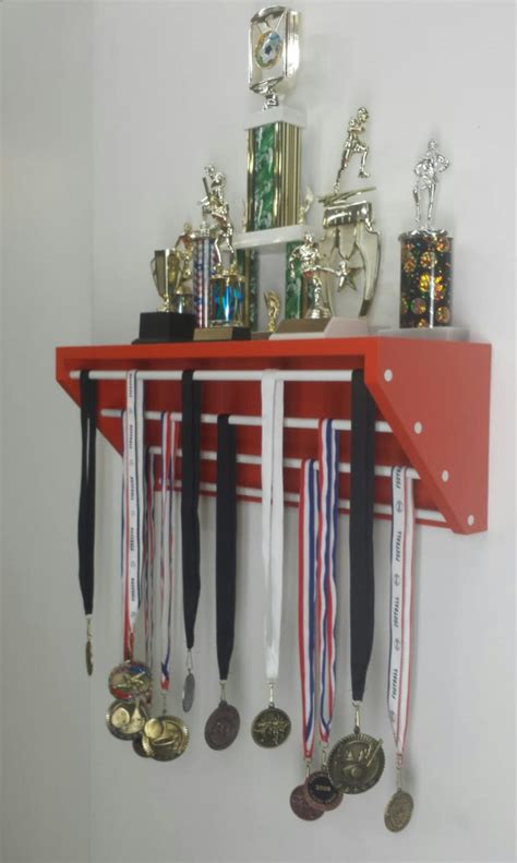 Trendy Trophy Display Orange for trophies & medals. medal