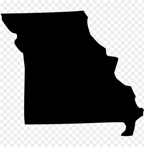 Missouri Outline Png Vector Royalty Free Download - State Of Missouri Clip Art PNG Transparent ...