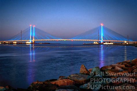 Indian River Bridge - Photographs of the Charles W. Cullen Bridge Over the Inlet