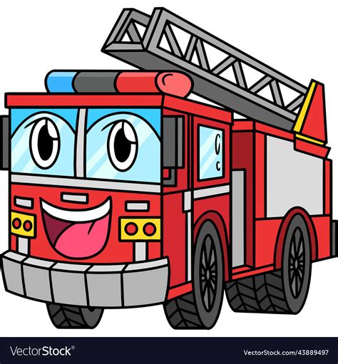 Fire Truck Clipart Cartoon Fire Engine