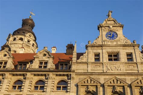 New city hall in Leipzig stock image. Image of cityscape - 149966375