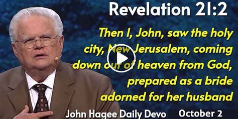 John Hagee (October-02-2022) Daily Devotional: Revelation 21:2