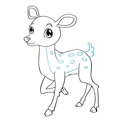 How to Draw a Baby Deer - Really Easy Drawing Tutorial