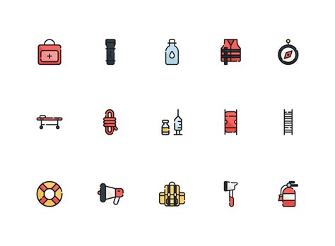 Rescue icons. Rescue icon set. Vector illustration. 21848397 Vector Art at Vecteezy