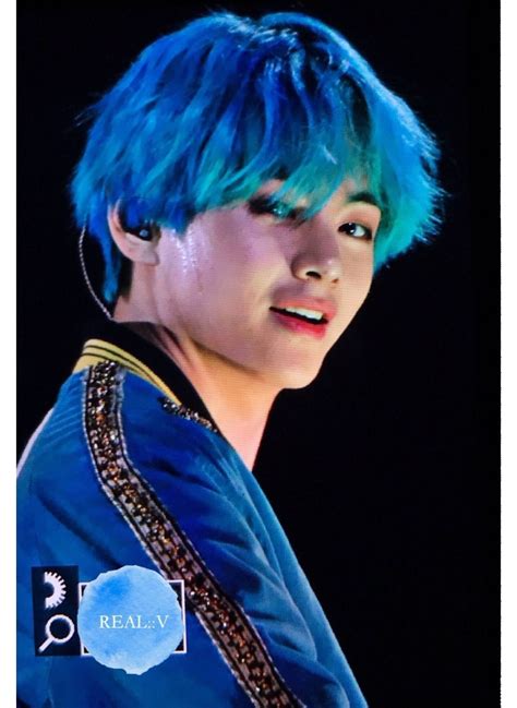 Bts Taehyung With Blue Hair - btsae