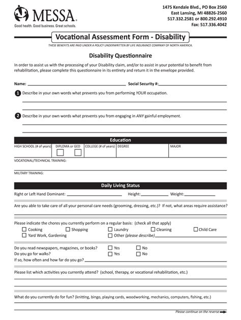 Vocational Assessment Report Example 2016-2024 Form - Fill Out and Sign Printable PDF Template ...