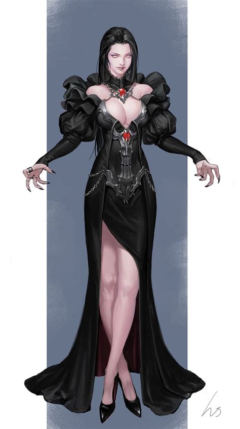 ArtStation - a bad woman, HS . | Fantasy art women, Female character ...