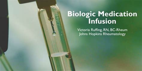 Biologic Infusions • Johns Hopkins Rheumatology