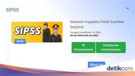 Cara Mendaftar SIPSS Polri 2024, Registrasi Online di Link Ini