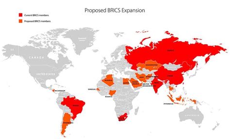 BRICS Haritası ve BRICS'e Üye Olmak İsteyen 13 Ülke - Stratejik Ortak