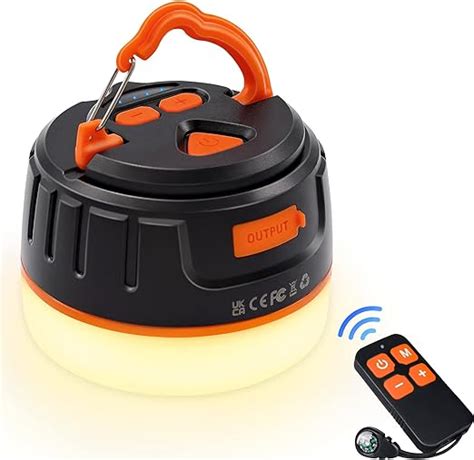 Amazon.com: Sinvitron Camping Lantern 1000LM, 5200mAh Camping Lights with Remote Control, Up to ...