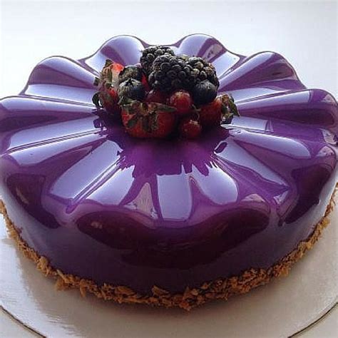 Mirror Glaze Cake