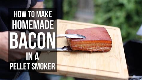 How to make homemade BACON on a wood pellet smoker - YouTube