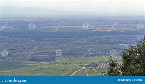 Aerial View Near Haut-Koenigsbourg Castle Stock Photo - Image of palatinate, scene: 25028000