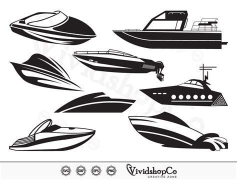 Speed Boat Svg, Motor Boat Svg, Speedboat Svg, Speed Boat Clipart, Files for Cricut, Cut Files ...