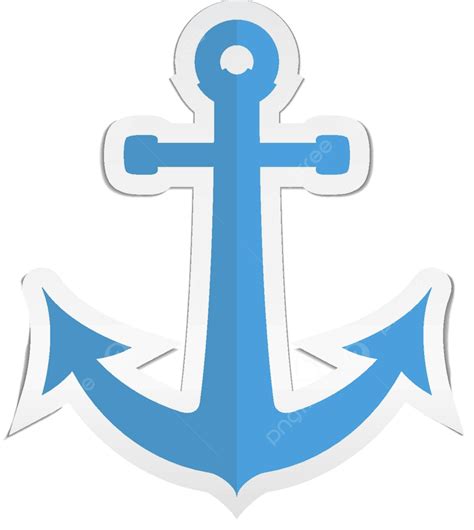 Blue Anchor Vector Hd Images, Anchor Icon Anchorage Armature Blue, Ship, Nautical, Port PNG ...