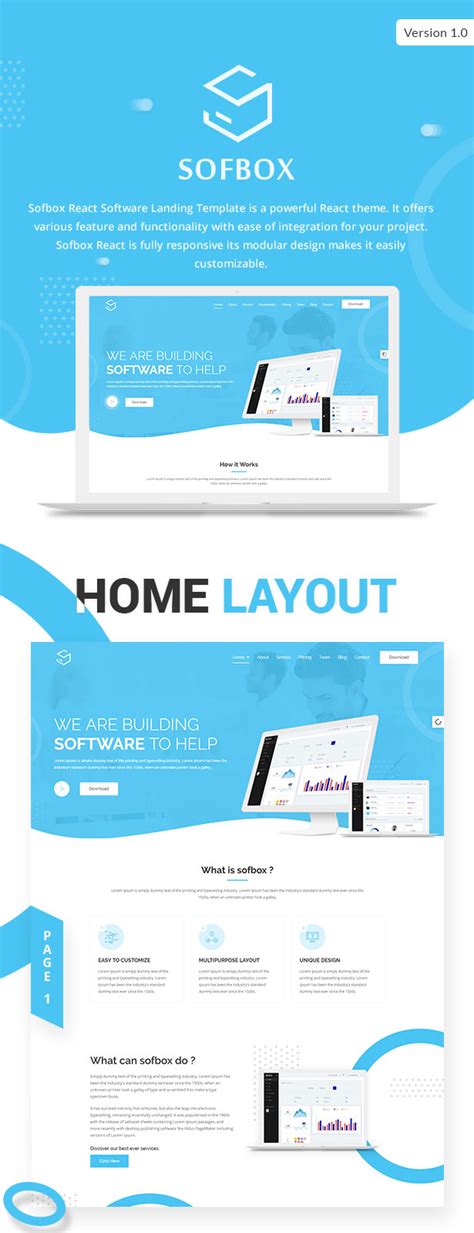 20 Best React Landing Page Templates