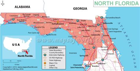 Map Of North Florida Cities - Bekki Carolin