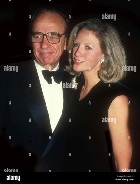 Rupert Murdoch Anna Murdoch Undated Photo By John Barrett/PHOTOlink Stock Photo - Alamy