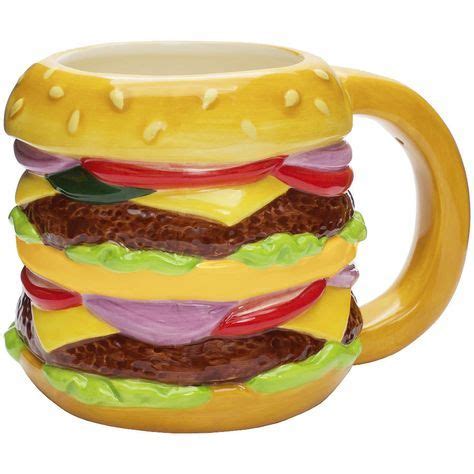 Say Cheese-burger Cheeseburger Mug in Fun + Unique Gifts | Funny coffee mugs, Mugs, Unique ...