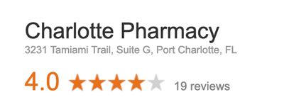 Reviews - Charlotte Pharmacy