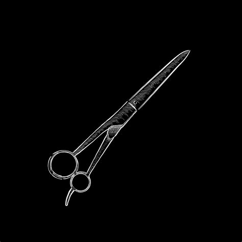 Vintage illustration of a pair of scissors - Download Free Vectors ...