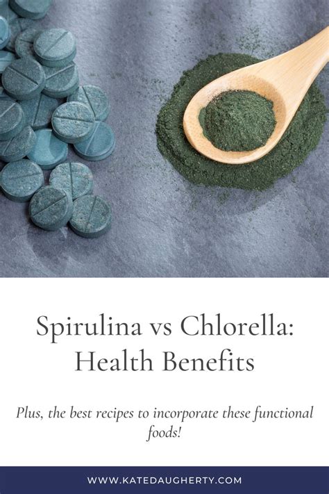 Spirulina vs Chlorella | Spirulina, Chlorella, Healthy microbiome