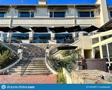 Scenic View of Pebble Beach Golf Course in California Stock Image ...