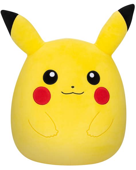 Squishmallows Pokemon 14-Inch Pikachu Plush - Add Pikachu to Your Squad, Ultrasoft Stuffed ...